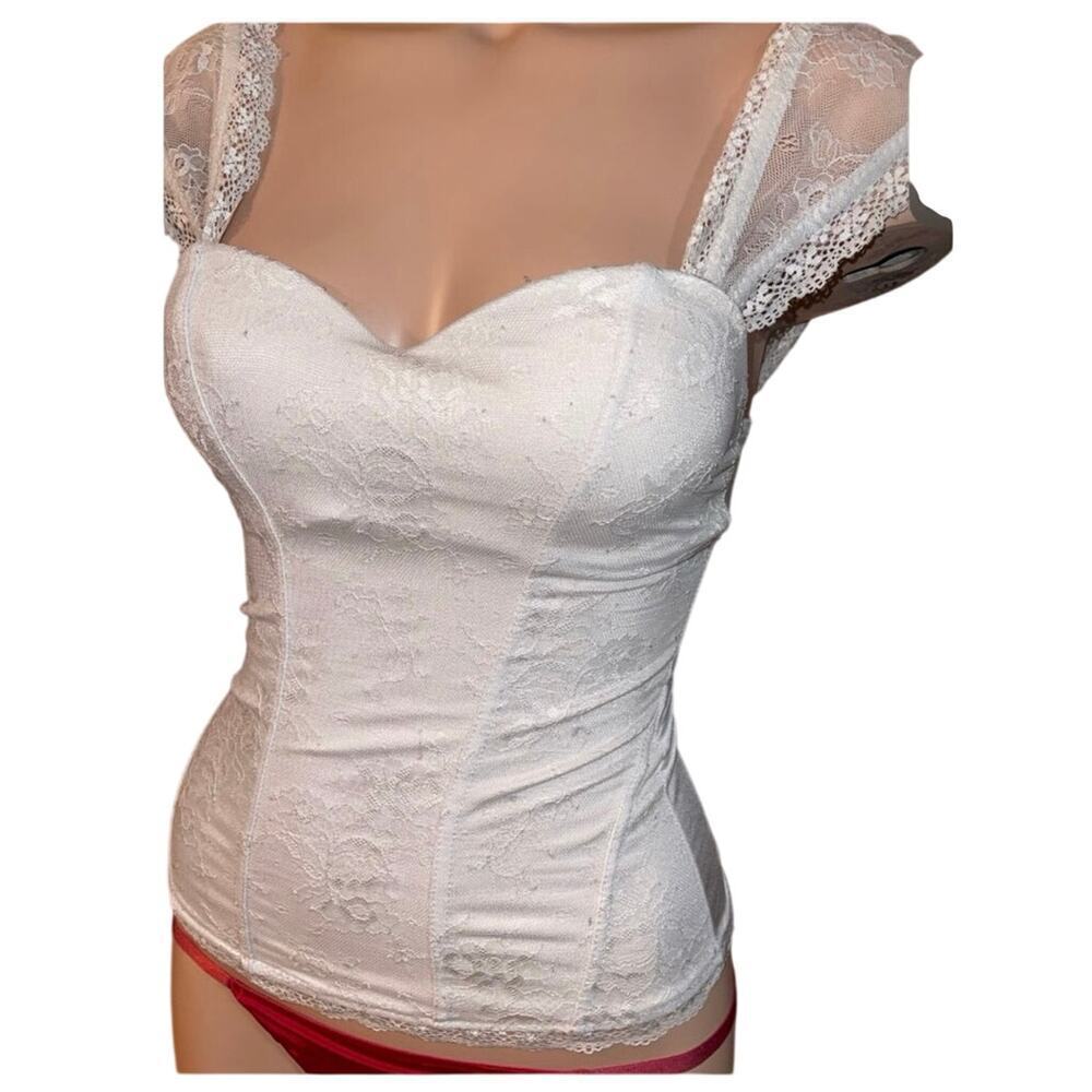Spirit Halloween white corset size small